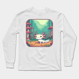 Axolotl Art #4 | Axolotl Lover Long Sleeve T-Shirt